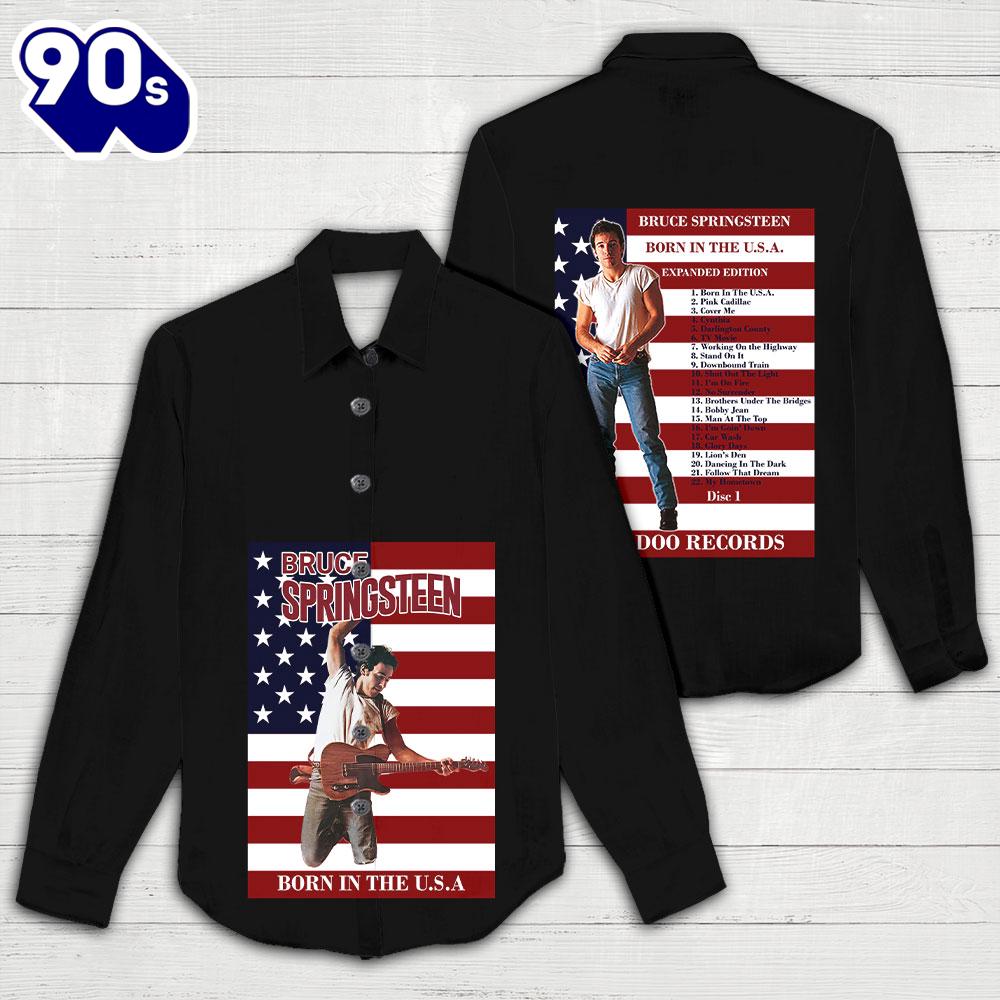 Bruce Springsteen 3D Linen Shirt 1For Fans Music New Trend Bruce Springsteen 3D Linen Shirt 1For Fans Music New Trend