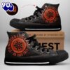 Bruce Springsteen E Street Band On Tour, Bruce Springsteen High Top Canvas Shoes For Fans