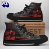 Bruce Springsteen E Street Band World Tour, Bruce Springsteen High Top Canvas Shoes For Fans