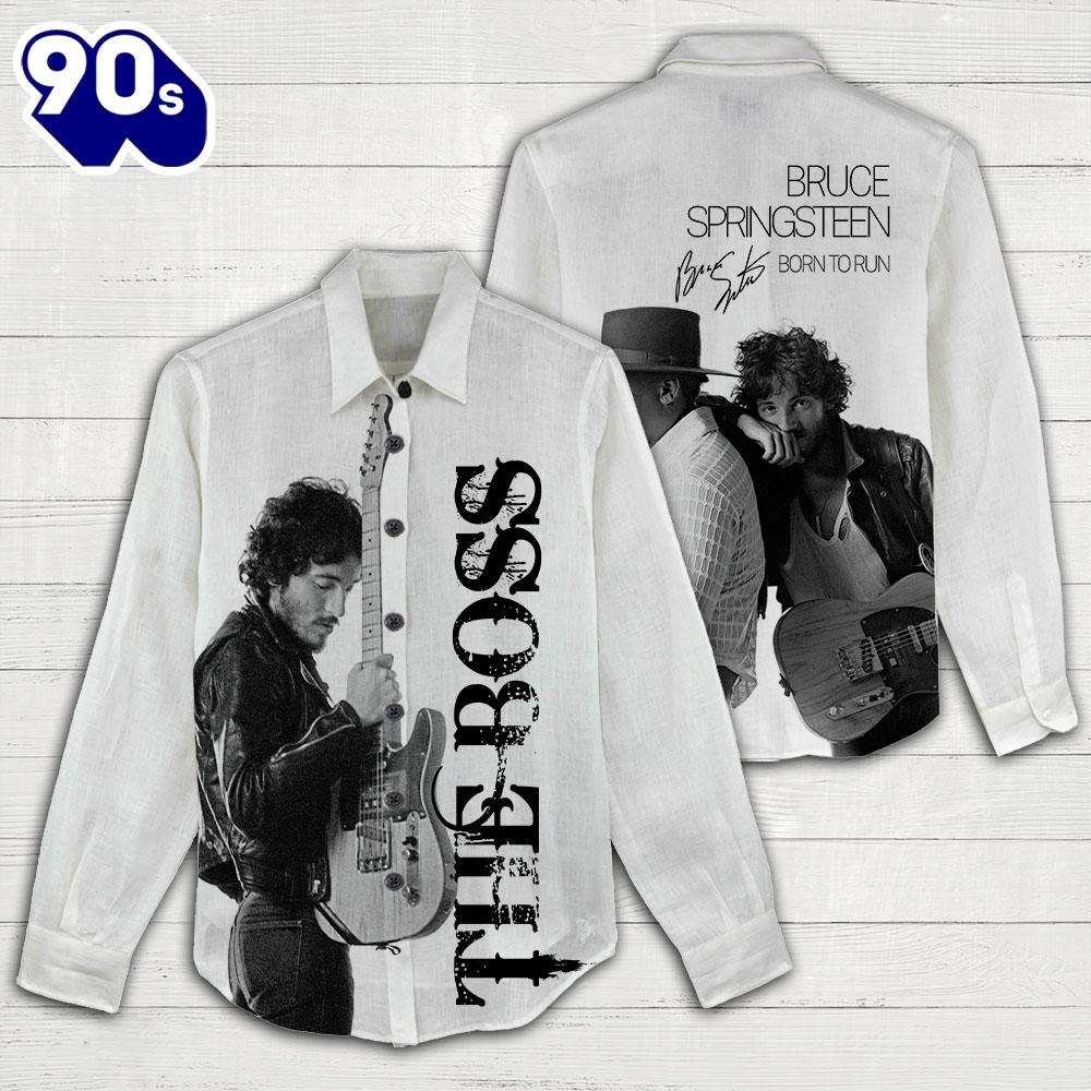 Bruce Springsteen New Women's Casual Shirt 3D Bruce Springsteen New Women's Casual Shirt 3D