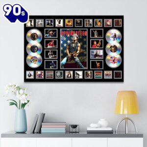 Bruce Springsteen Rectangle Canvas With…