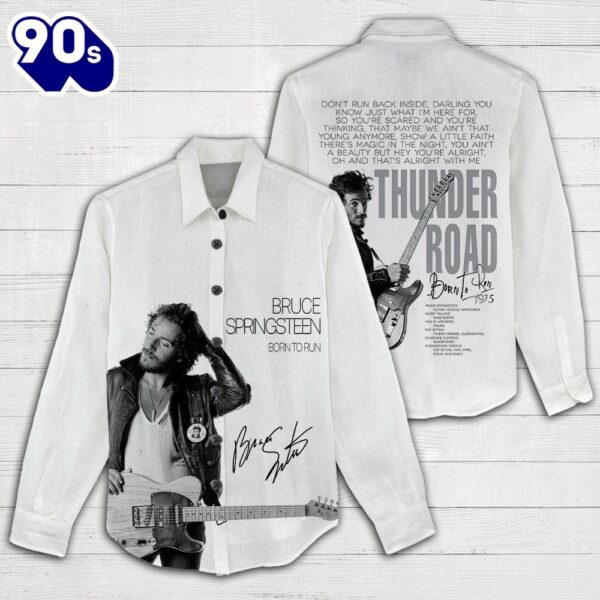 Bruce Springsteen Style Women’s Casual Shirt