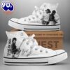Bruce Springsteen The Boss Born To Run, Bruce Springsteen High Top Canvas Shoes For Fans
