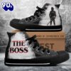Bruce Springsteen The Boss, Bruce Springsteen High Top Canvas Shoes  For Fans