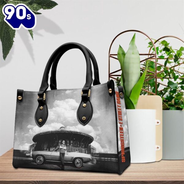 Bruce Springsteen & The E Street Band Tour Leather HandBag  Gift For Christmas