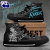 Bruce Springsteen The River, Bruce Springsteen High Top Canvas Shoes For Fans