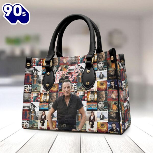 Bruce Springsteen Tour Music 2024 Leather HandBag  Gift For Christmas