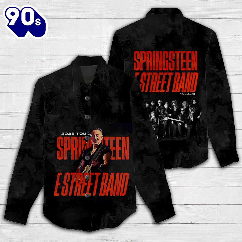Bruce Springsteen Women's Casual Shirt For Fans Bruce Springsteen Women's Casual Shirt For Fans