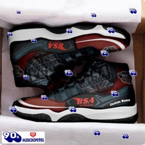 BSA Motorcycles Custom Name Air Jordan 11 Sneakers Vintage Shoes