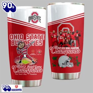 Buckeyes 2025 Rose Bowl Game Champions Tumbler