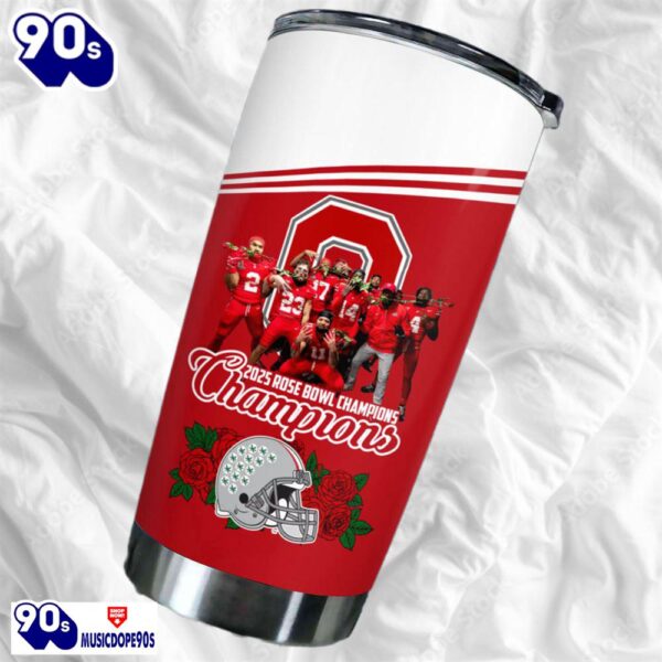 Buckeyes 2025 Rose Bowl Game Champions Tumbler