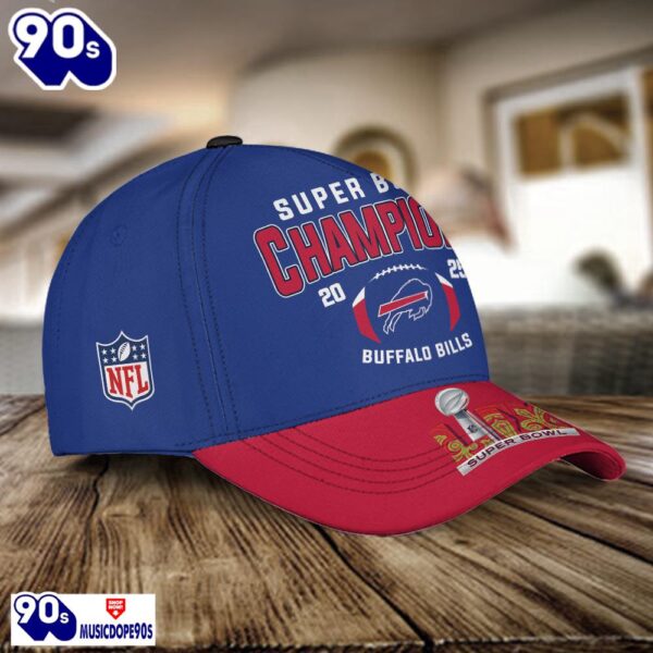 Buffalo Bills 2025 Super Bowl LIX Champions Cap