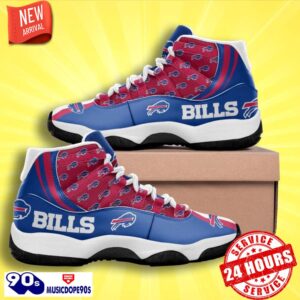 Buffalo Bills Air Jordan 11 Best Sneakers For Men Women Fans