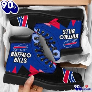 Buffalo Bills All Season Boots Casual Shoes Vegan Leather Custom Boot Shoes