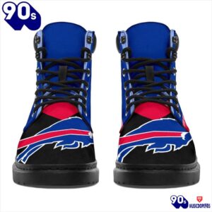 Buffalo Bills All Season Boots Casual Shoes Vegan Leather Custom Boot Shoes