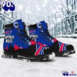 Buffalo Bills All Season Boots Casual Shoes Vegan Leather Custom Boot Shoes