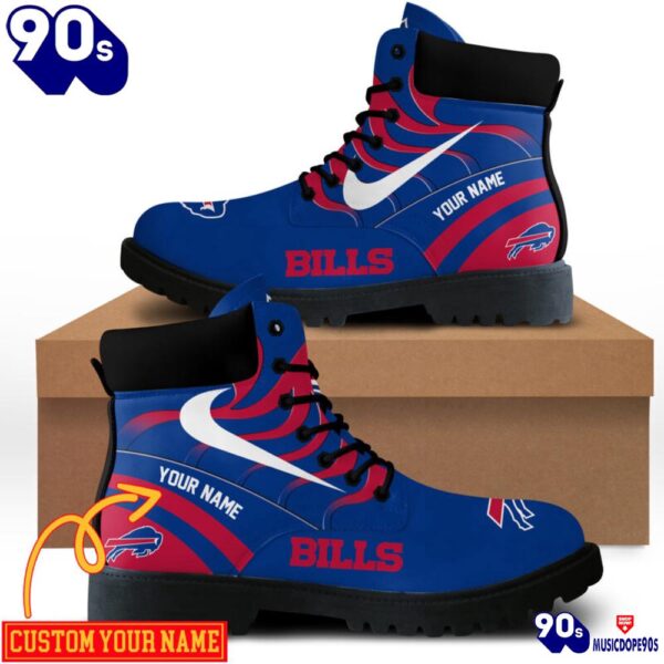 Buffalo Bills Custom Boots Shoes Idea Gift For Fan