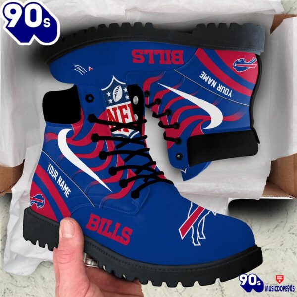 Buffalo Bills Custom Boots Shoes Idea Gift For Fan