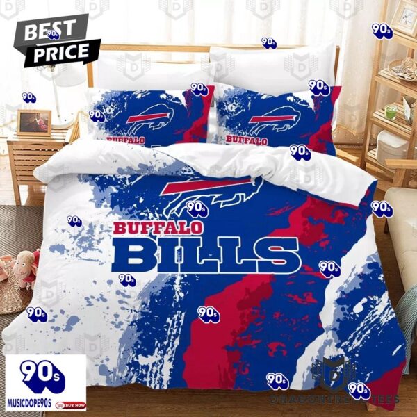 Buffalo Bills Football Logo Design Bedding Set