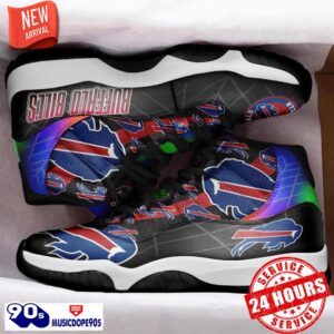 Buffalo Bills Football Team Air Jordan 11 Best Sneakers For Men Women Fans