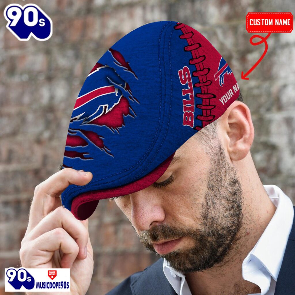 Buffalo Bills NFL Basic Design Personalized Jeff Cap - Musicdope90s