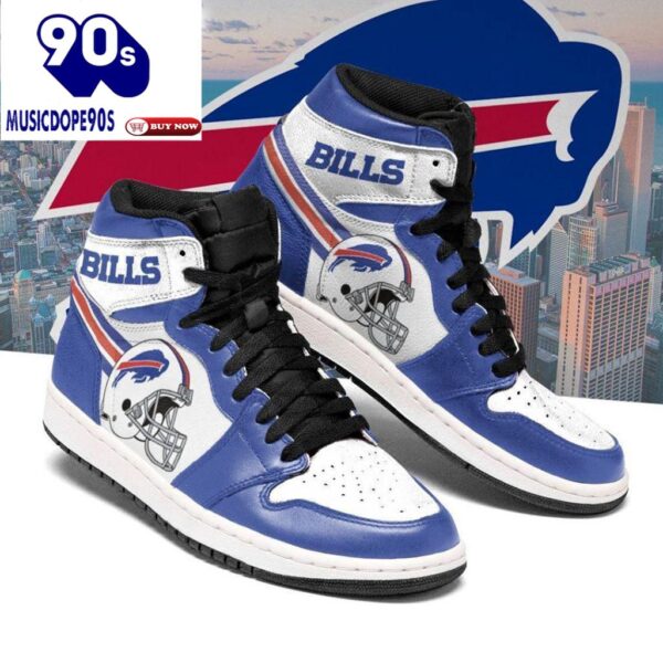 Buffalo Bills NFL Logo Design Air Jordan 1 High Top