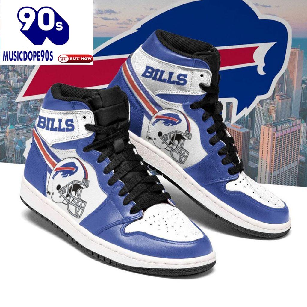 Buffalo Bills NFL Logo Design Air Jordan 1 High Top Buffalo Bills NFL Logo Design Air Jordan 1 High Top