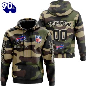 Buffalo Bills Personalized Hoodie-Zip Hoodie…