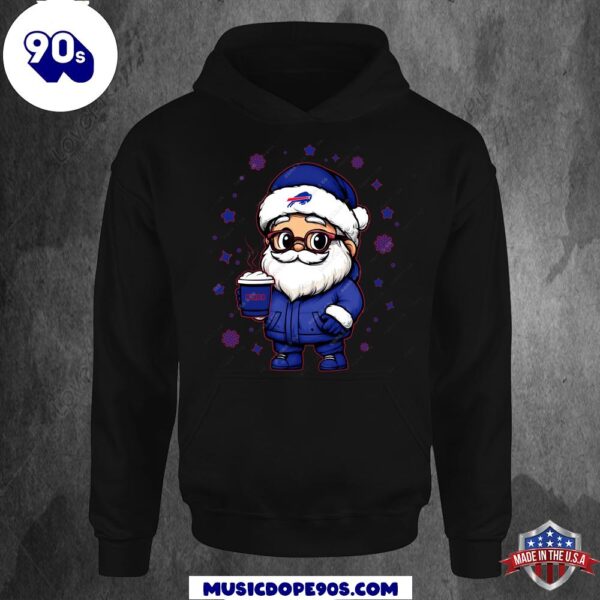 Buffalo Bills Santa Christmas Football Hoodie