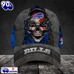 Buffalo Bills-Personalized NFL Skull Cap V3