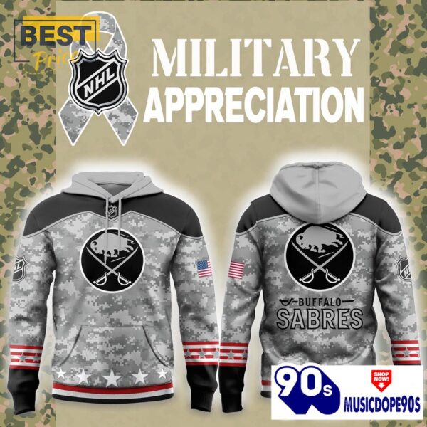 Buffalo Sabres 2024 Military Appreciation Hoodie, Jogger, Cap