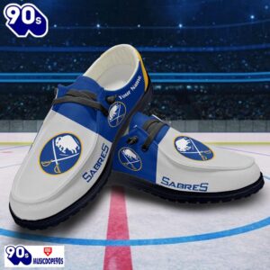 Buffalo Sabres NHL Hey Dude Shoes Custom Name Perfect Gift