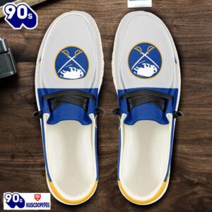 Buffalo Sabres NHL Hey Dude Shoes Custom Name Perfect Gift