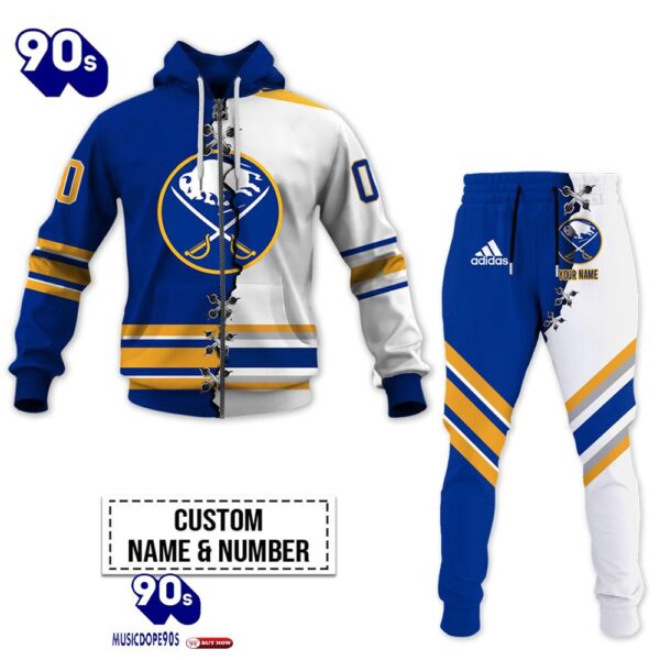 Buffalo Sabres Personalized NHL Mix Jersey Hoodie Set