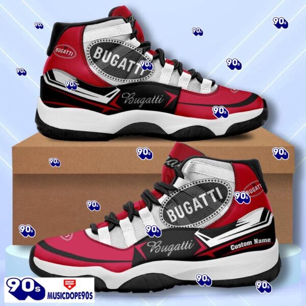 Bugatti Custom Name Air Jordan 11  Sneakers Vintage Shoes