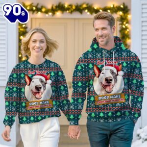 Bull Terrier Dog Make Christmas Magical Christmas Sweatshirt & Hoodie