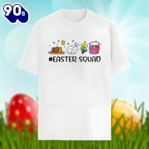 Bunny Eggs Easter Squad Unisex…