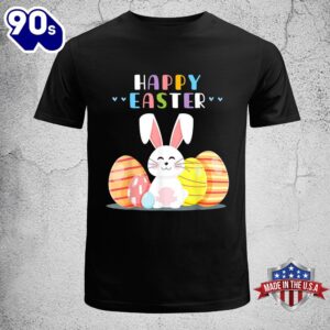 Bunny Pastel Spring Hunt Eggs Rabbit Happy Easter Day Shirt, Easter Gift