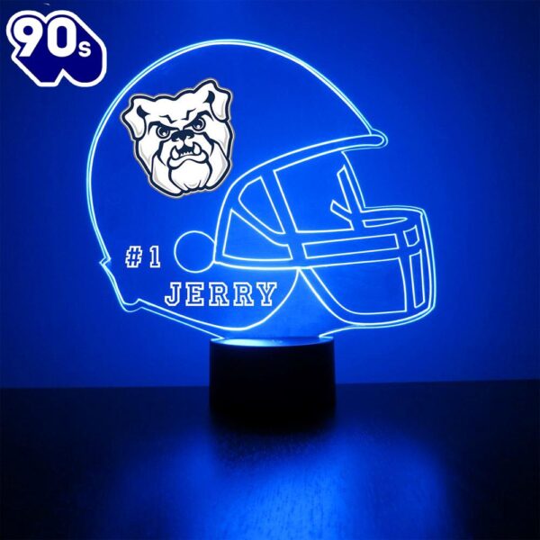 Butler Bulldogs Football Helmet Led Sports Fan Lamp Custom Light Gift Christmas