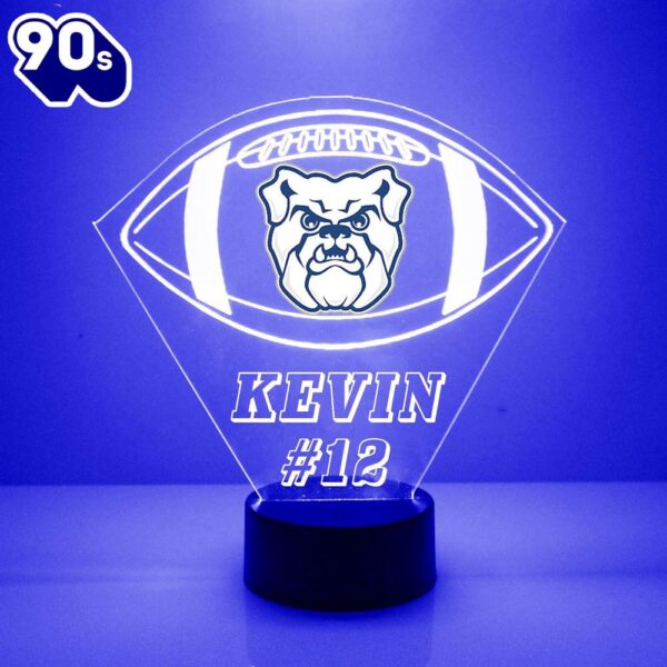 Butler Bulldogs Football Led Sports Fan Lamp Custom Light Gift Christmas