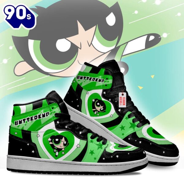 Buttercup The Powerpuff Girls J1 Shoes Custom Sneakers For Fans