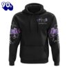 Butterfly Purple Cross Faith 3D Hoodie