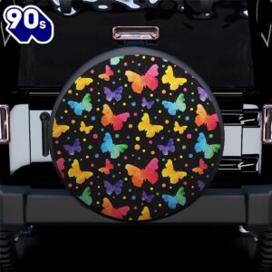 Butterfly Watercolor Spare Tire Covers…