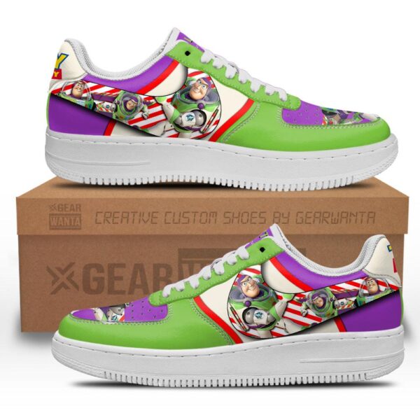 Buzz Lightyear Toy Story Air Sneakers Custom Cartoon Shoes