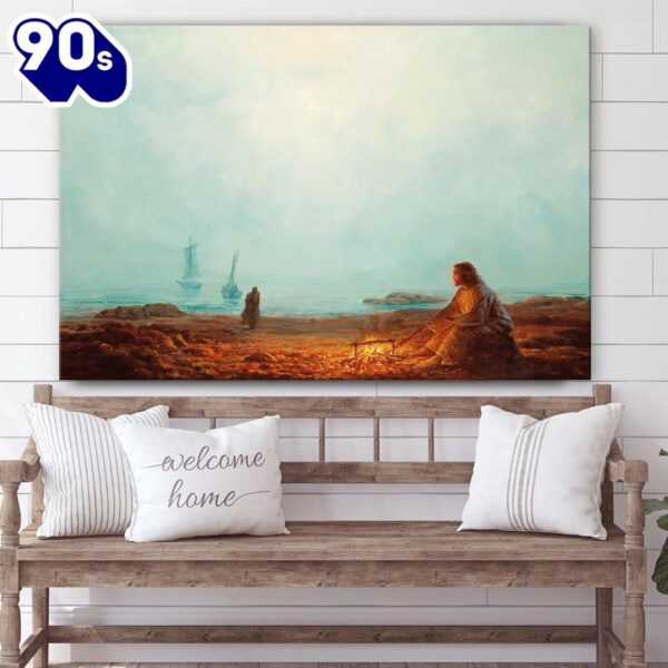 By The Shore Canvas Wall Art  Gift Christmas