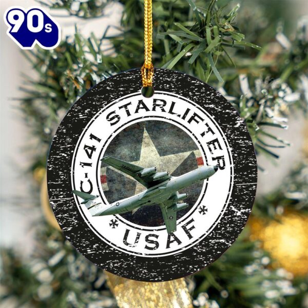 C-141 Starlifter USAF Ceramic Ornament