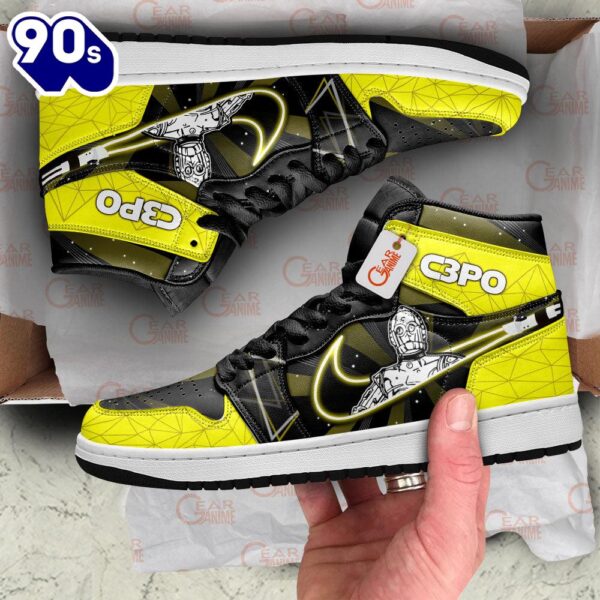 C-3PO J1 Sneakers Custom For Fans