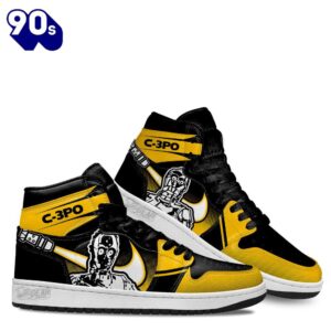 C-3PO Star Wars Shoes Custom Gifts Idea For Fans