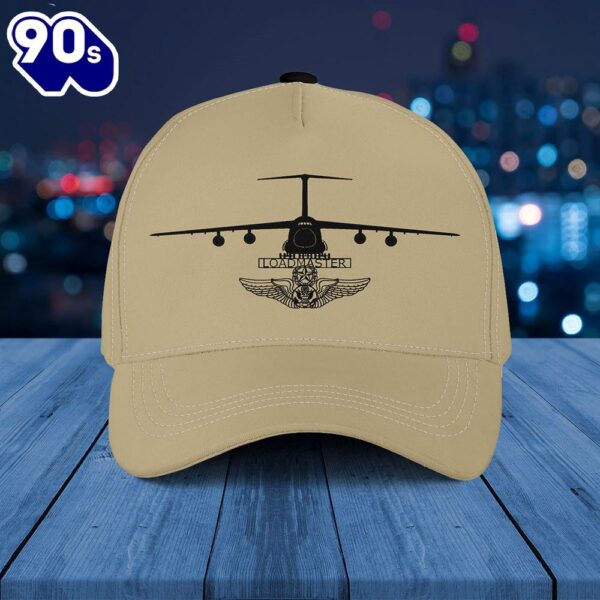 C-5 Galaxy – Loadmaster with Chief Enlisted Aircrew Wings Baseball Cap  Gift For Veteran Day