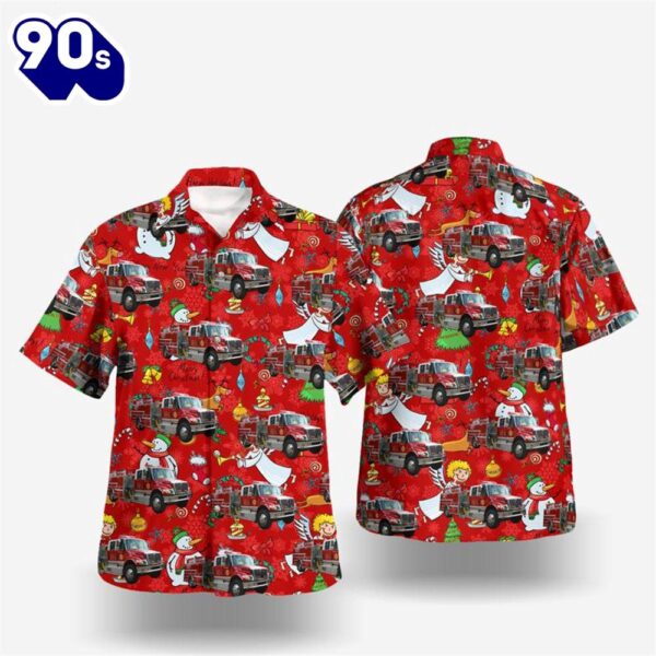 Caldwell County, North Carolina, Caldwell Fire Department Christmas Hawaiian Shirt